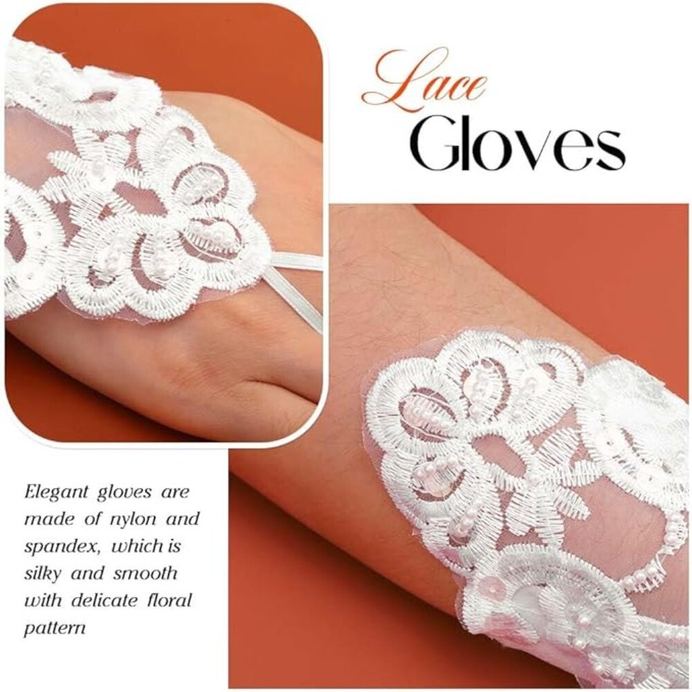 Opera White Gloves View 3